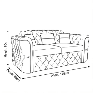 Blanca 2 Seater Sofa Bed